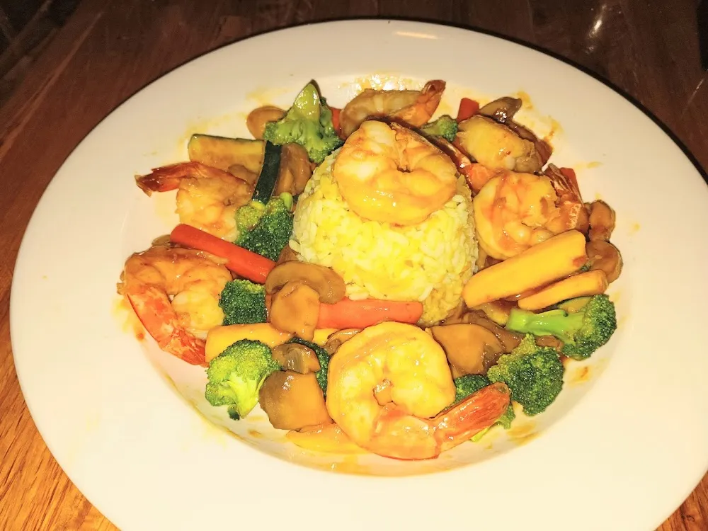 Shrimp with Rice Pilaf